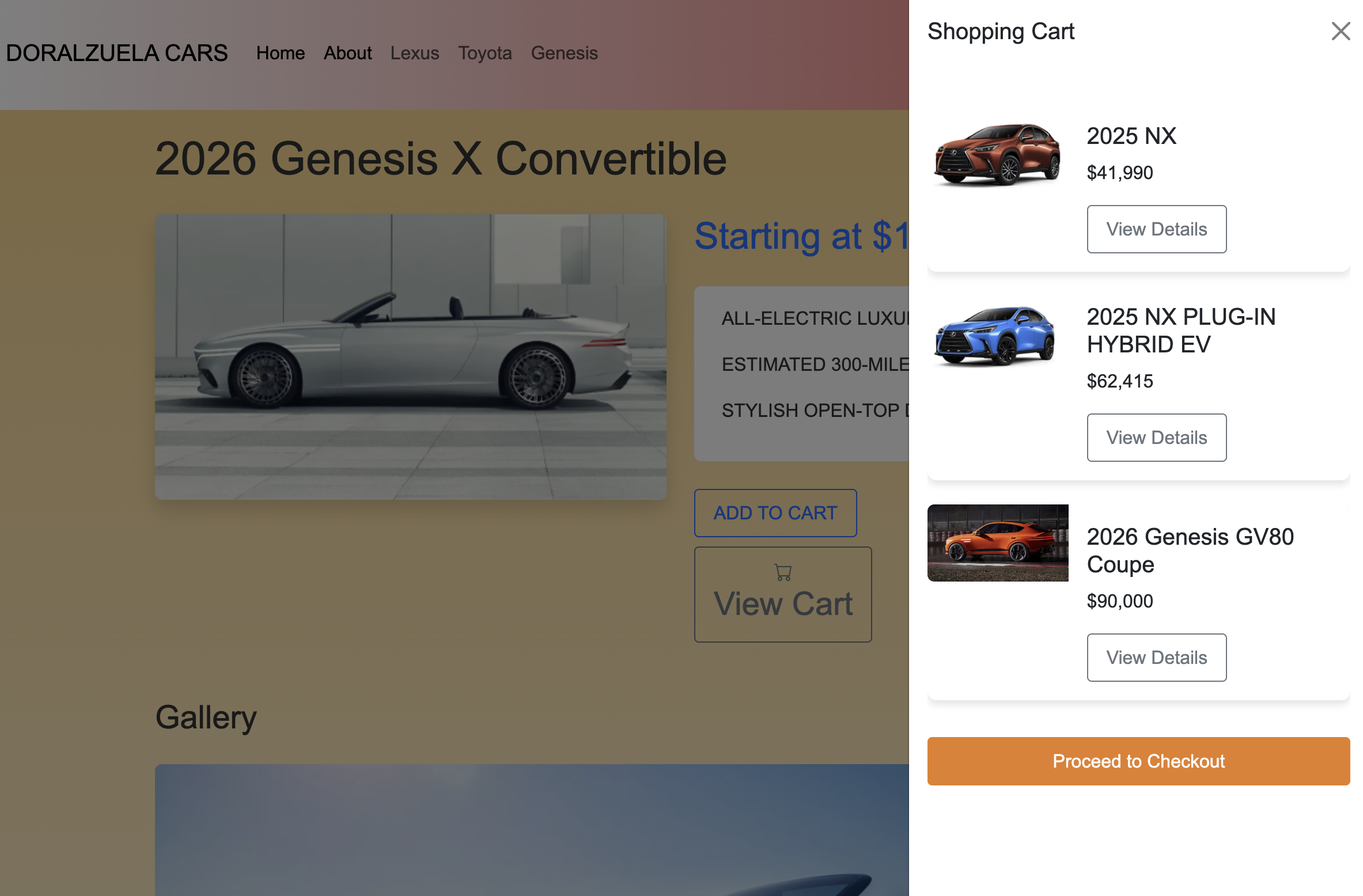 CarShop: Dynamic Dealership